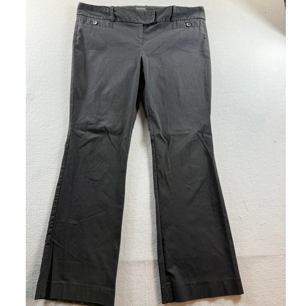 The Limited Dress Pants Women 18L Black Drew Fit Flare Leg Trousers 42x34
